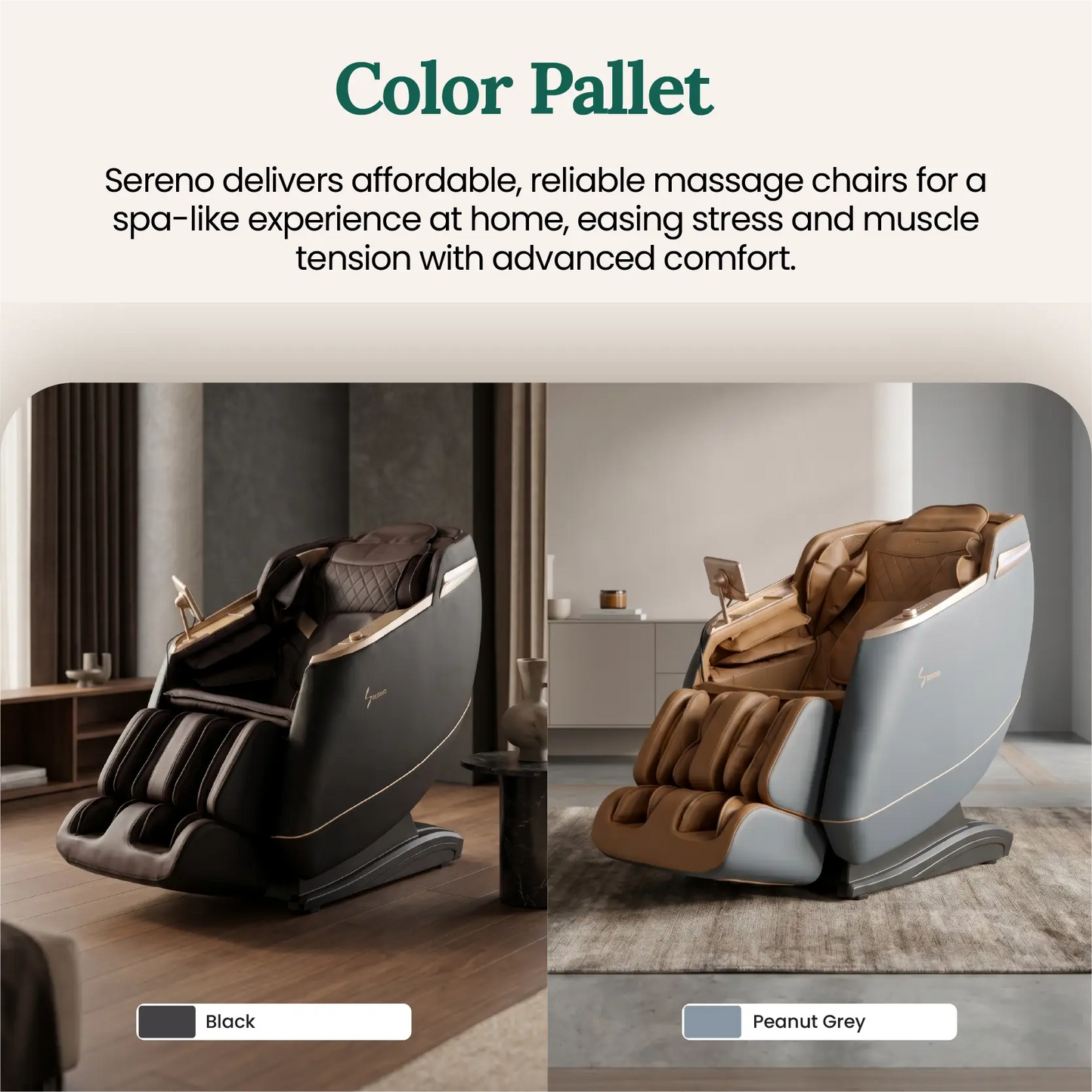 Enzonia+ SL Track Full Body Massage Chair (Black)