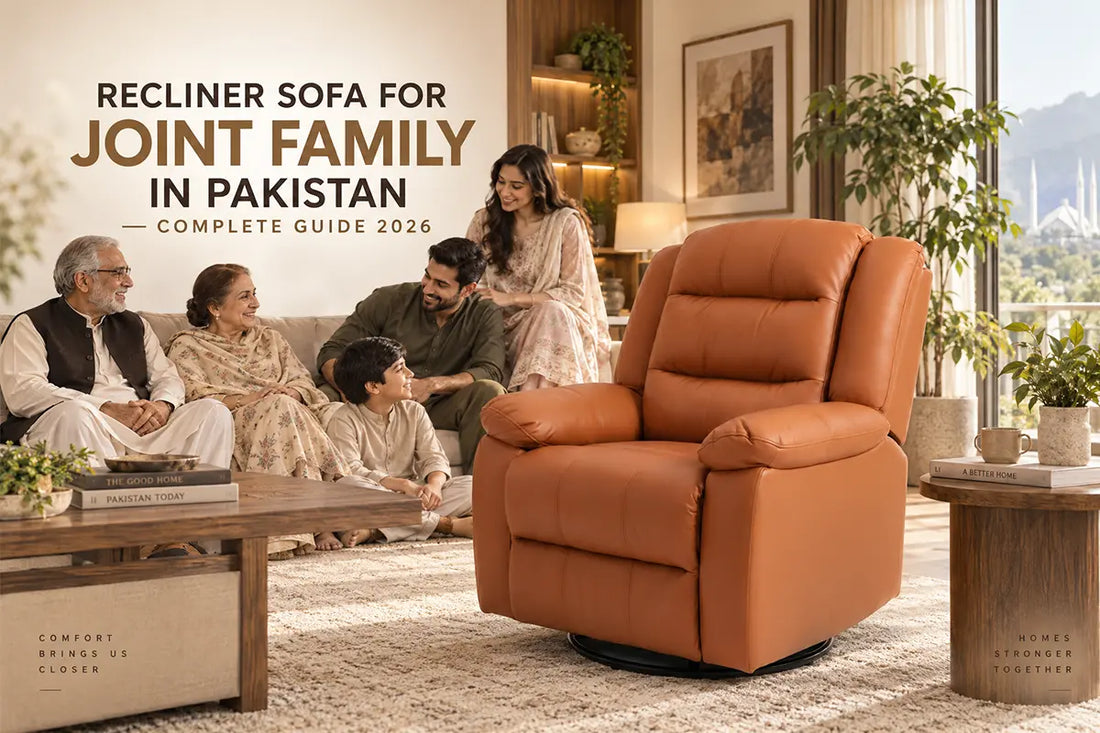 Recliner sofa for joint family in pakistan