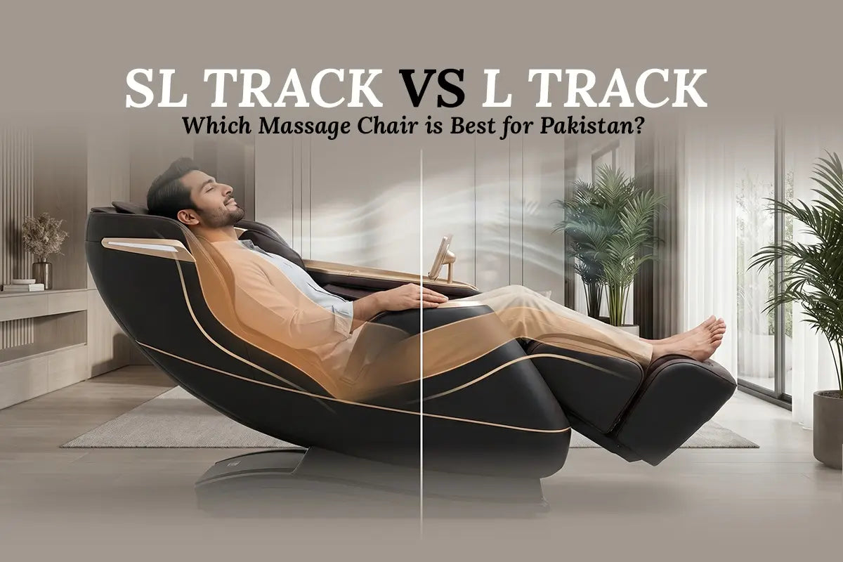 SL Track vs L Track Massage Chair