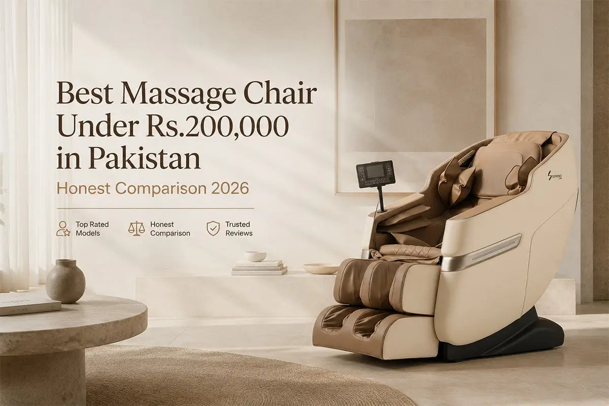 Best Massage Chair Under Rs.200,000 in Pakistan - Honest Comparison 2026