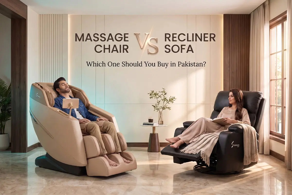 Massage Chair vs Recliner Sofa in Pakistan