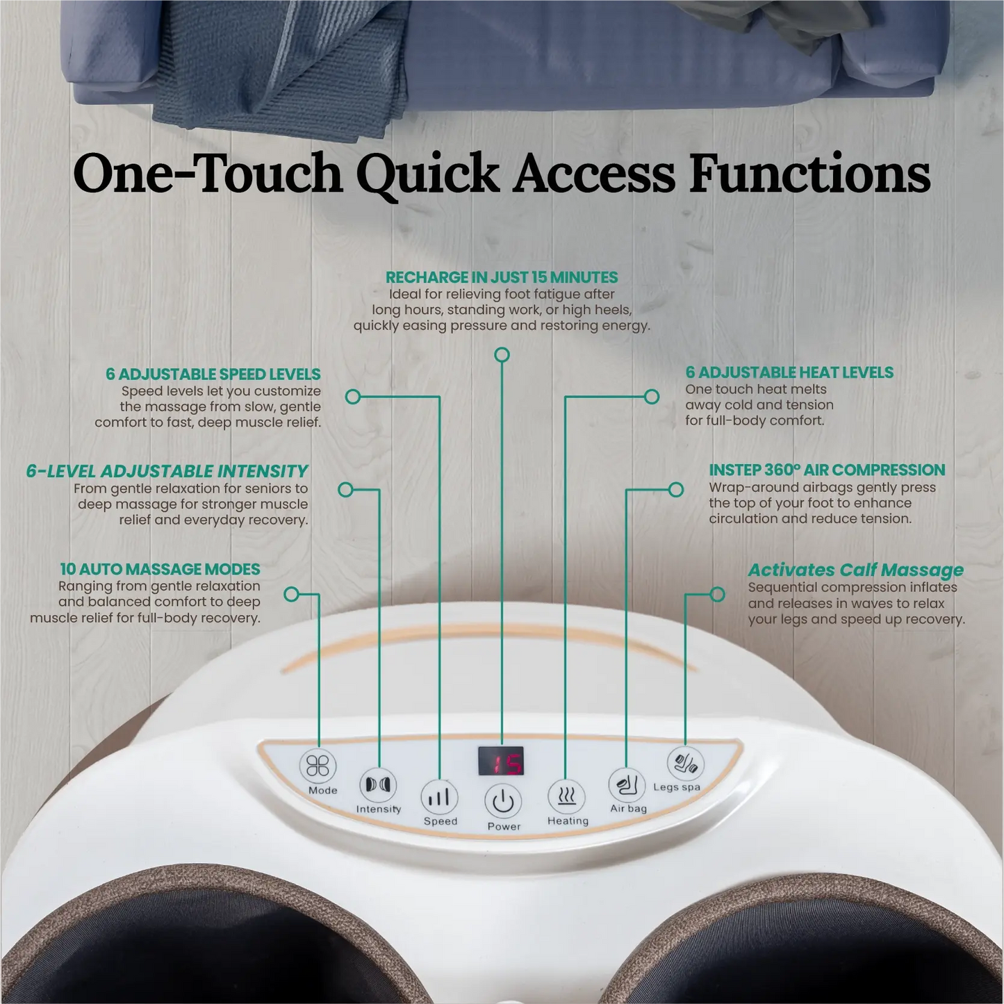 Signature Spa Foot and Calf Massager