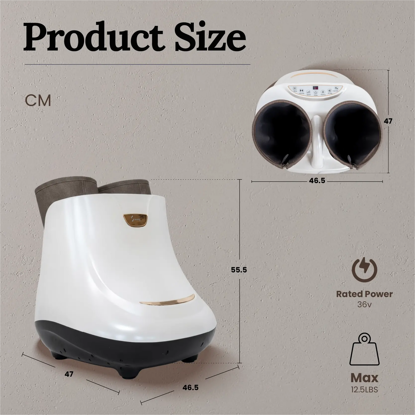 Signature Spa Foot and Calf Massager