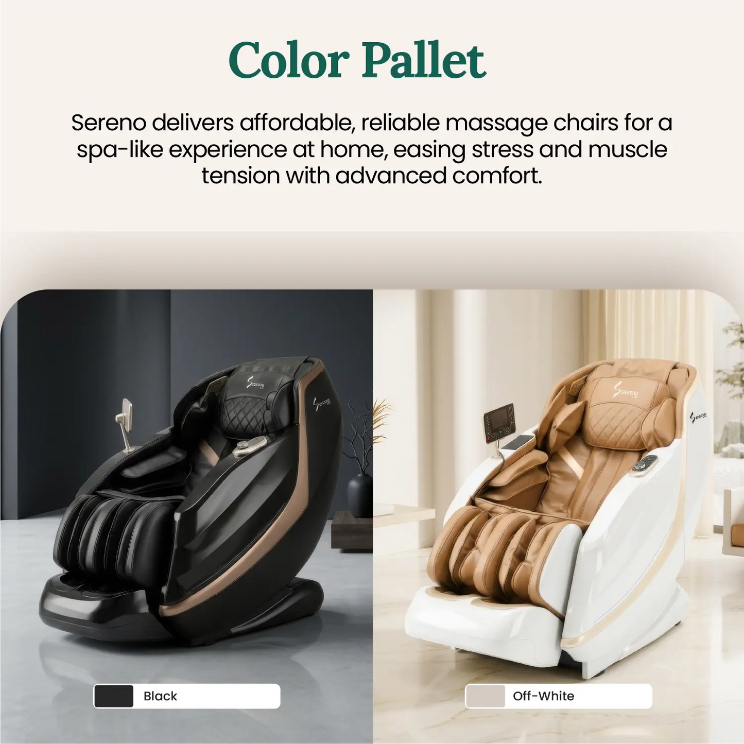 Sereno Life Preston 4D Luxury Massage Chair