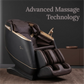 Enzonia+ SL Track Full Body Massage Chair (Black)