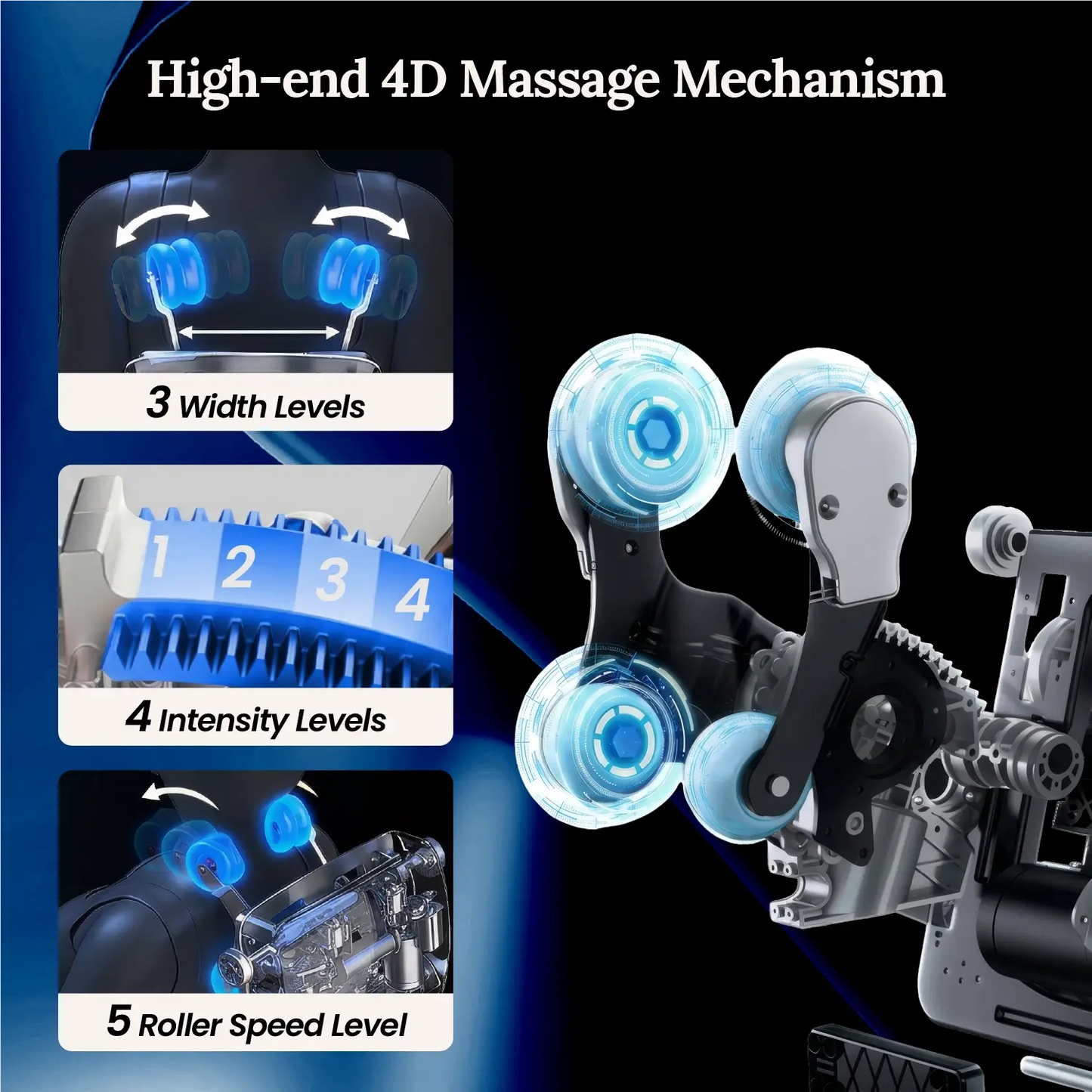 Sereno Life Preston 4D Luxury Massage Chair