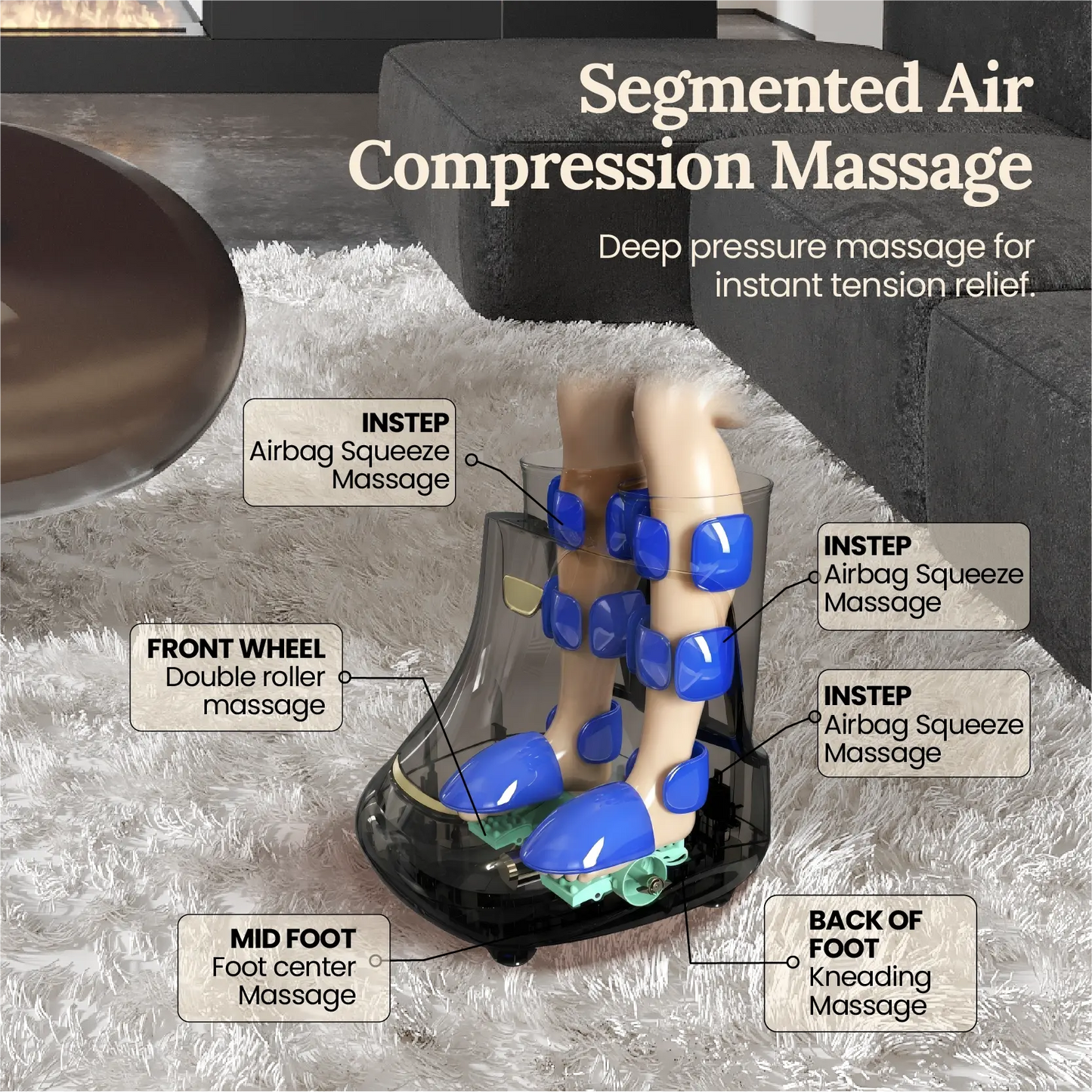 Signature Spa Foot and Calf Massager
