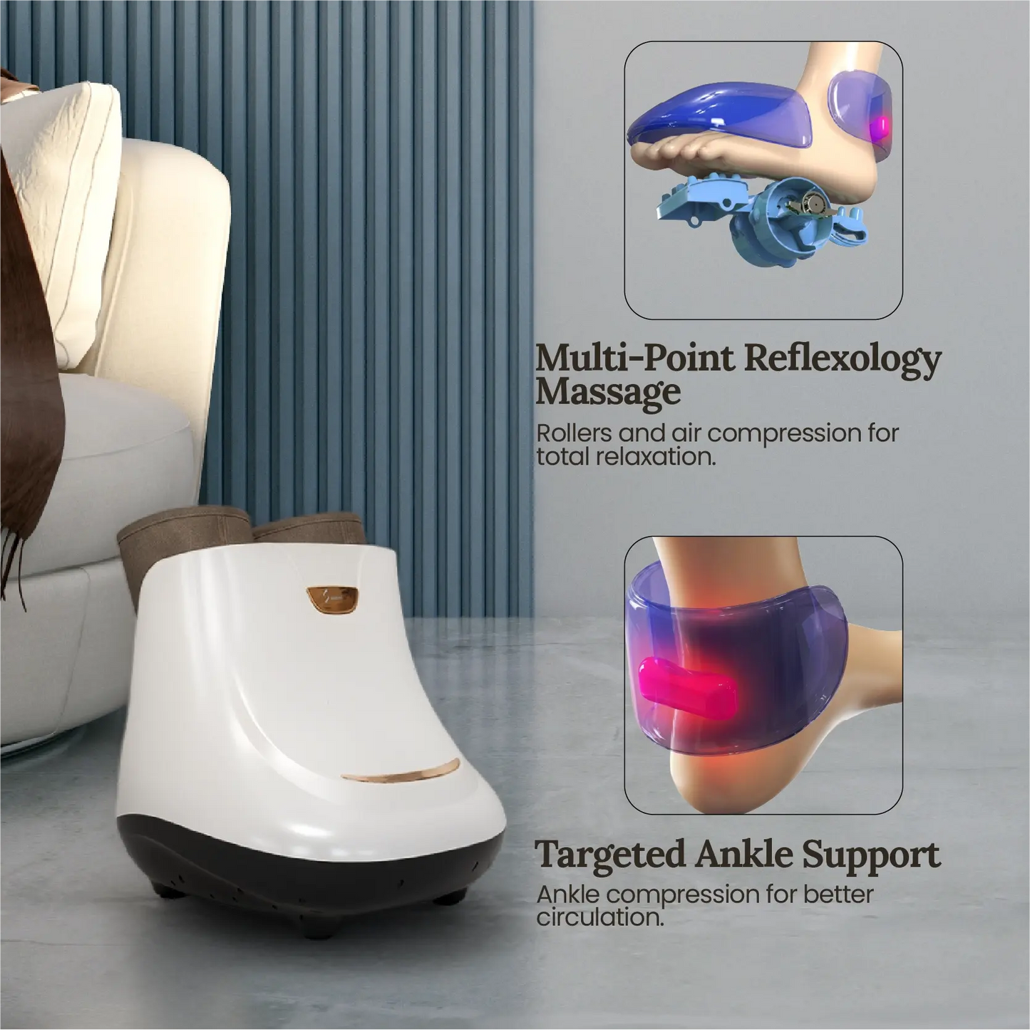 Signature Spa Foot and Calf Massager