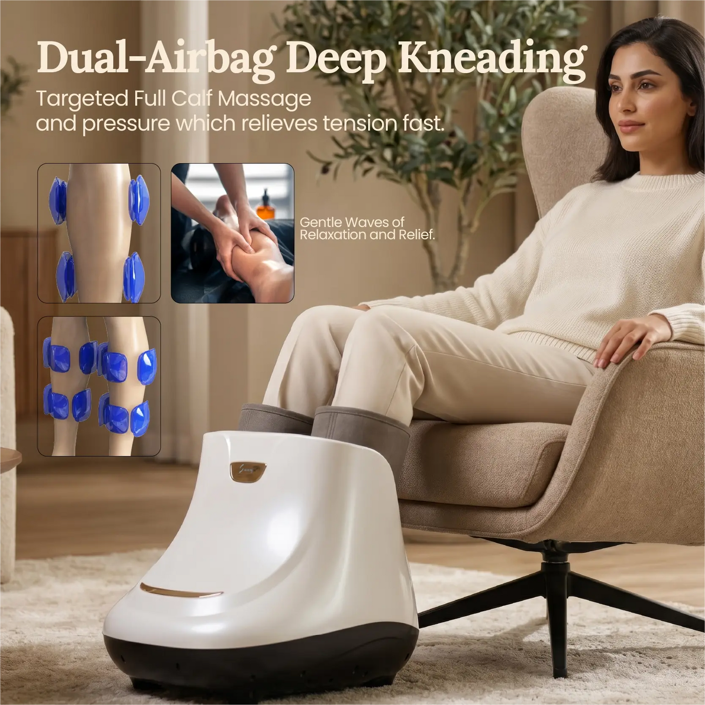Signature Spa Foot and Calf Massager