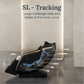 Enzonia+ SL Track Full Body Massage Chair (Black)