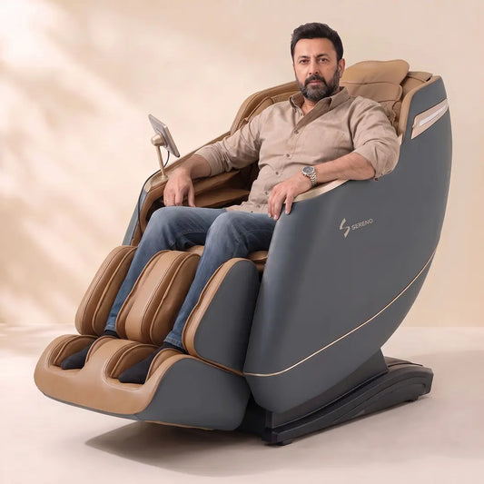 Enzonia+ SL Track Full Body Massage Chair (Brown)