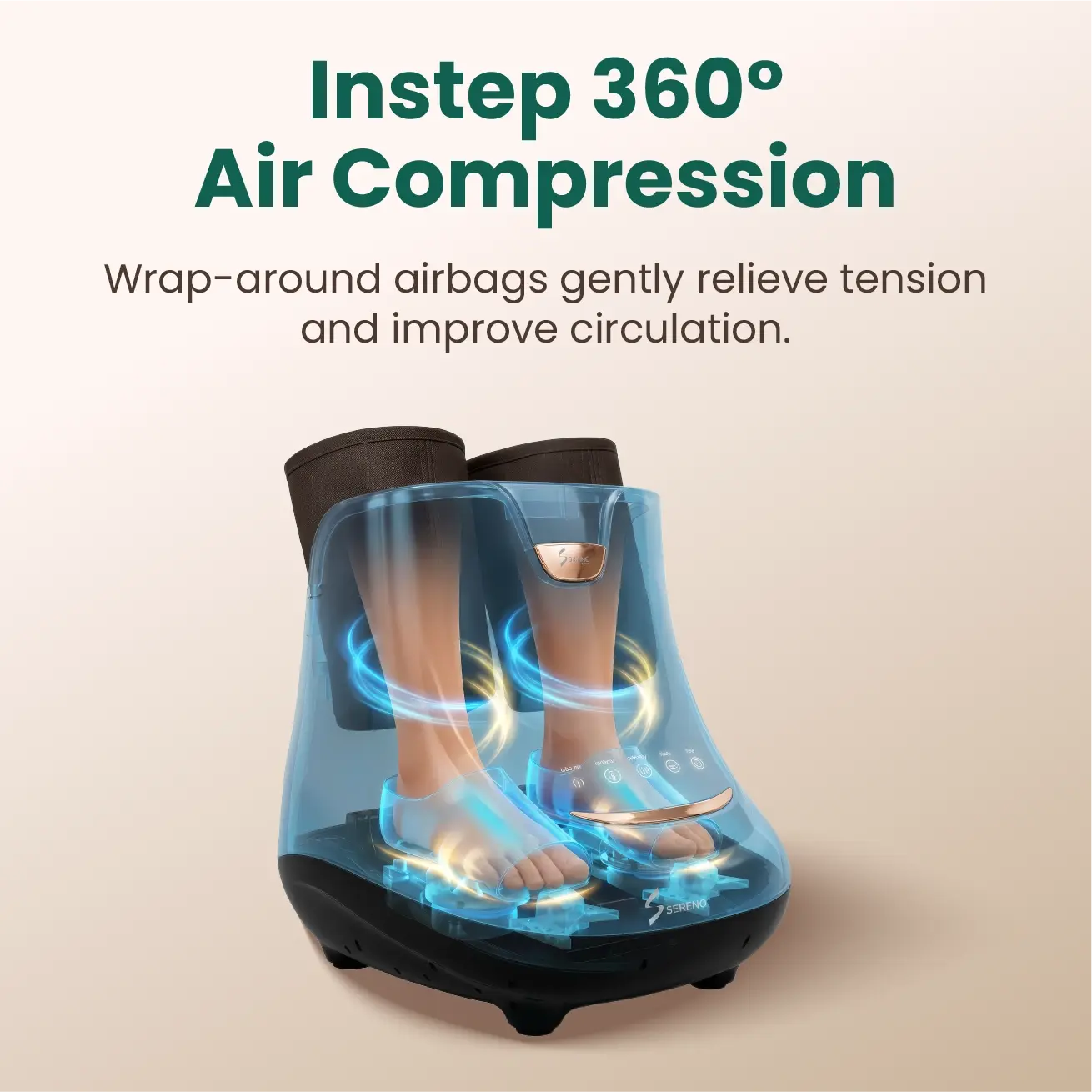 Signature Spa leg massage machine pakistan built-in 
heating gentle warmth circulation cold seasons relief