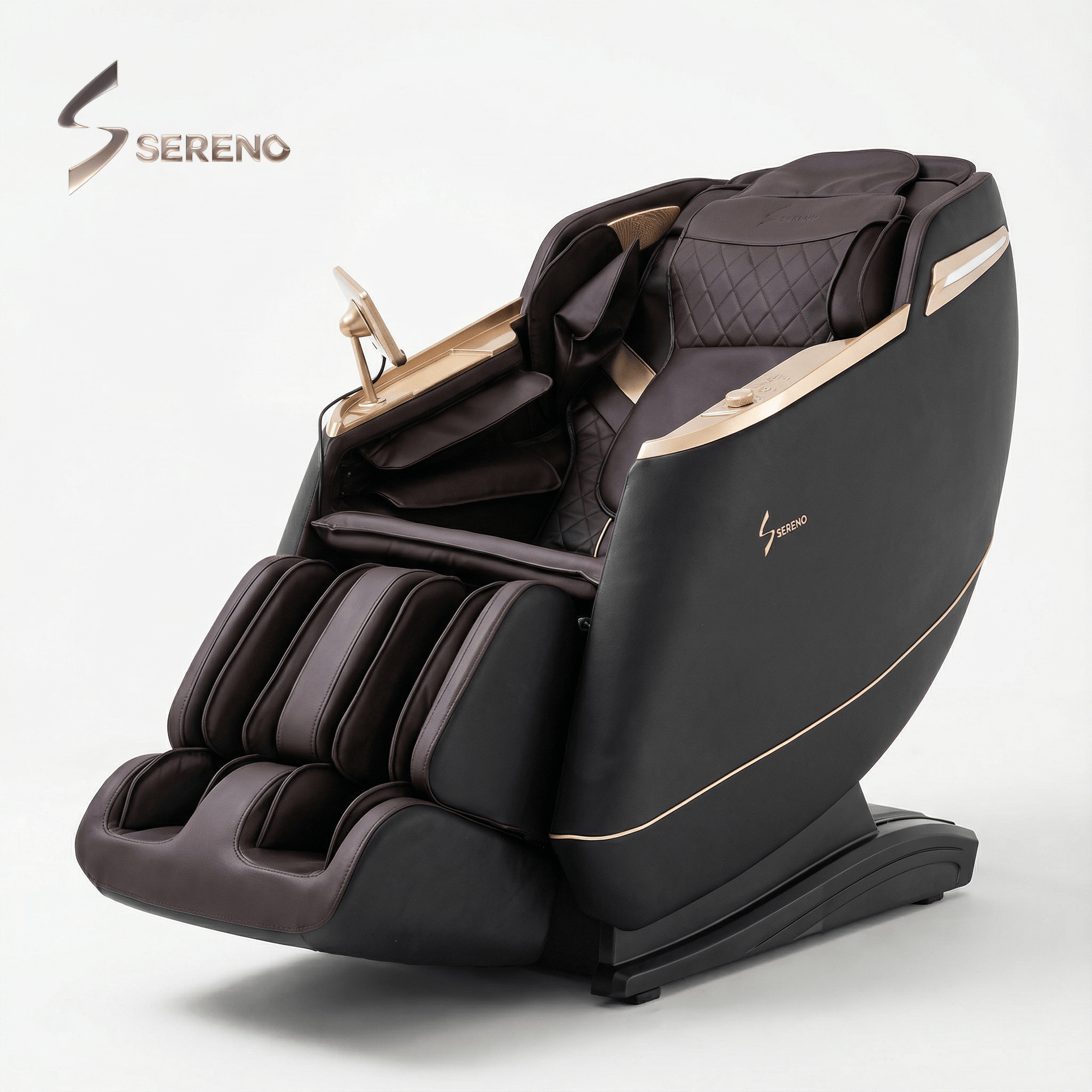 Enzonia Plus SL track massage chair Pakistan black - wireless charging