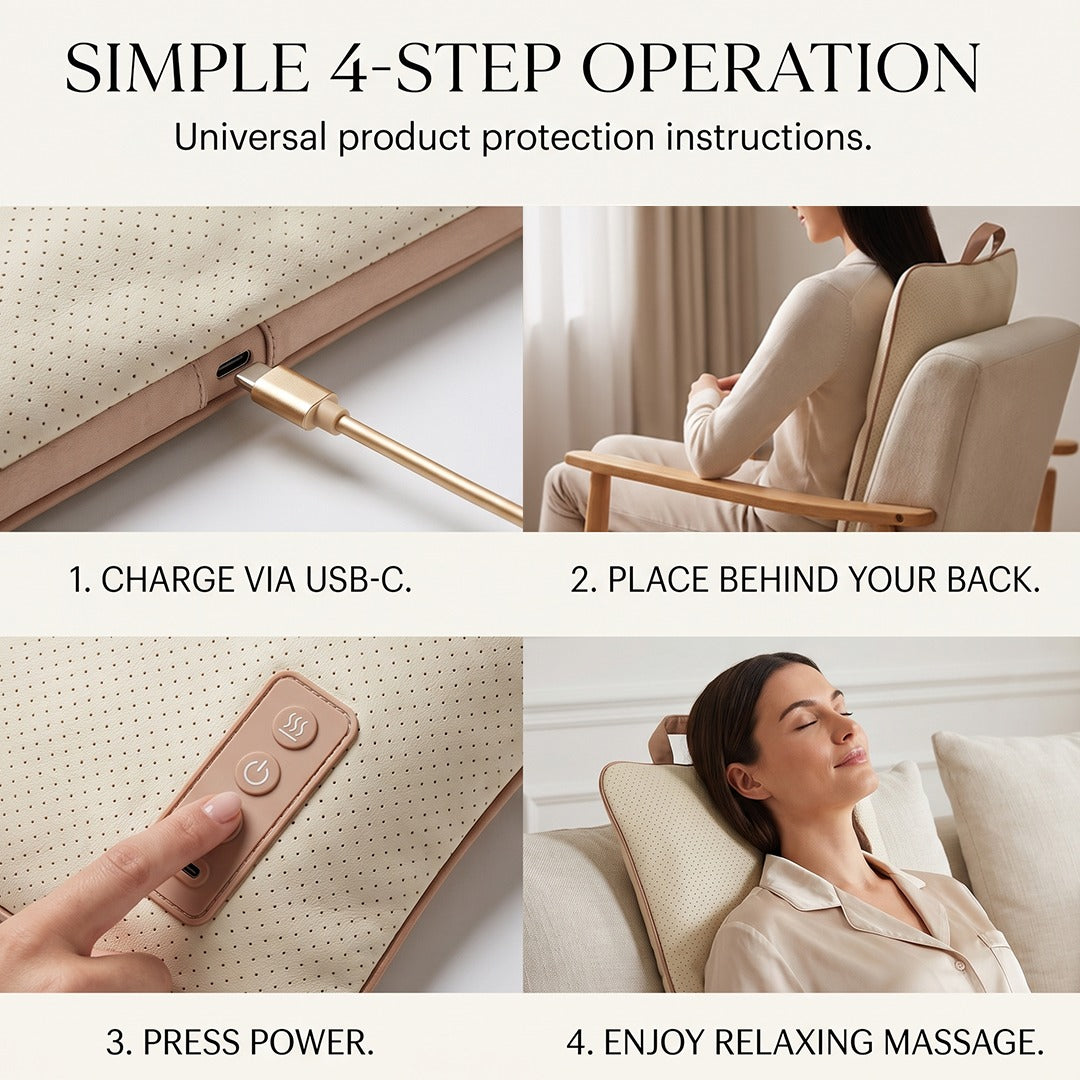 Qomfii (Back Massage Cushion)