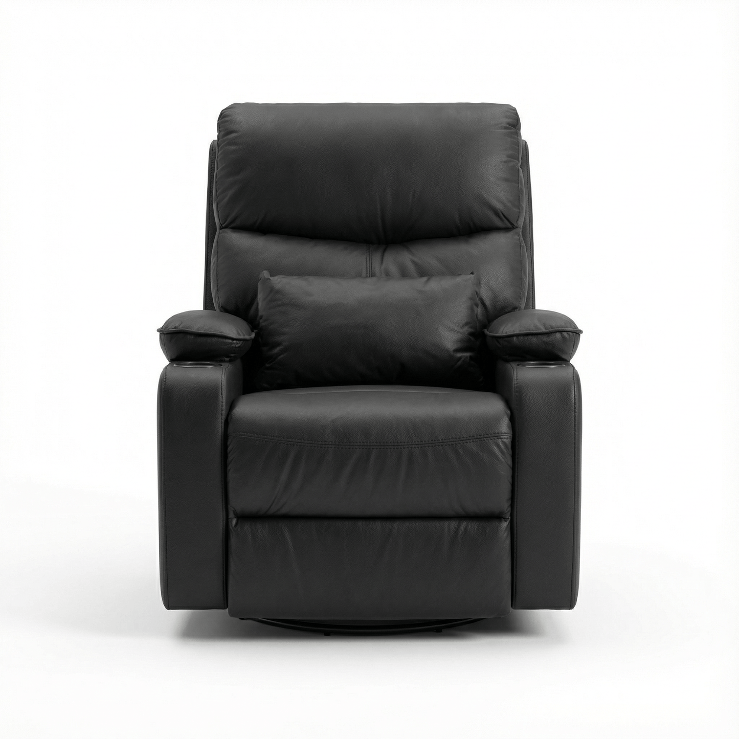 First Class recliner chair black special edition front view
